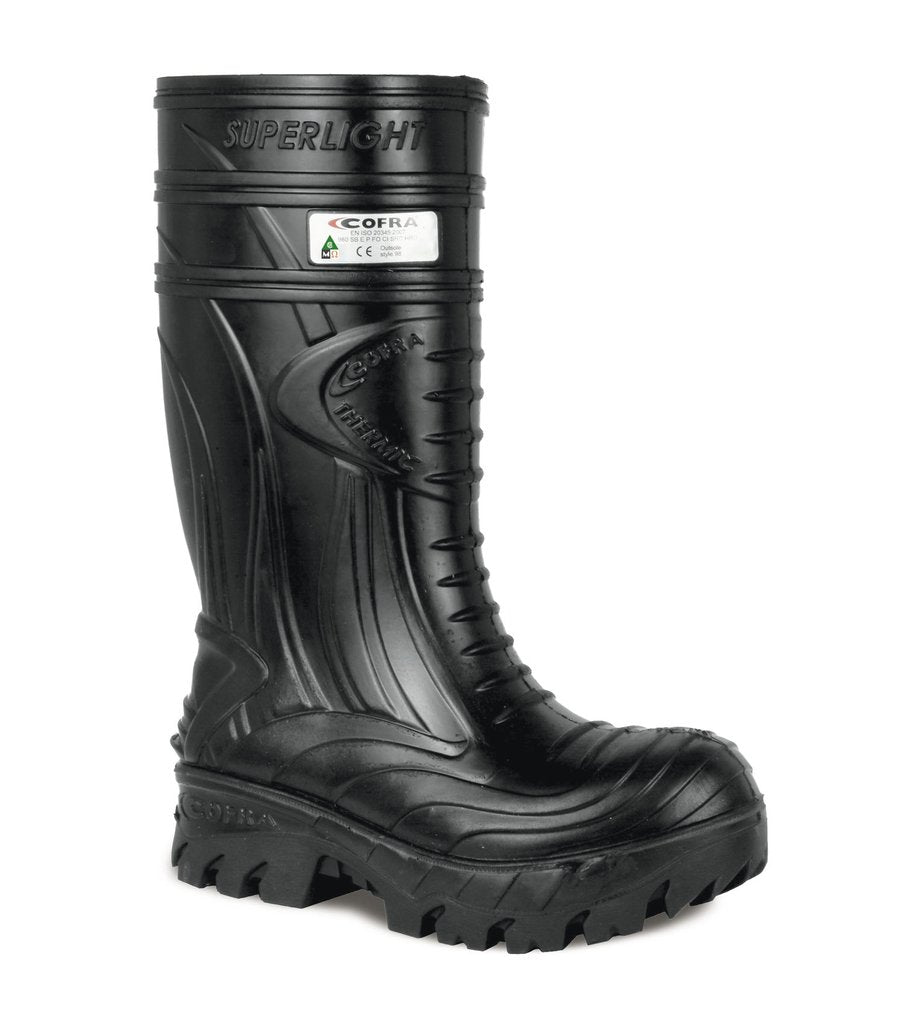 Cofra THERMIC BLACK C00040-11 | PU INSULATED WORK BOOTS WITH METATARSAL PROTECTION - Safetyfoot.com