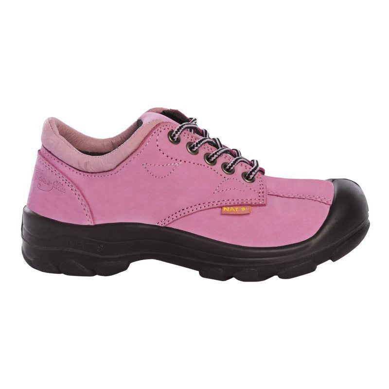 Pilote et Filles S555 Pink Women Safety Shoes CSA Steel toe and plate