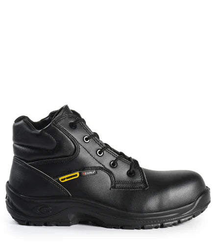 Cofra LIQUID Black | METAL FREE Cap and Midsole, Anti-Slip, Anti-Static - Boutique du Cordonnier