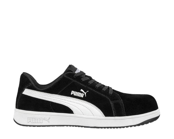 Puma ICONIC BLACK LOW 640013 - Safetyfoot.com