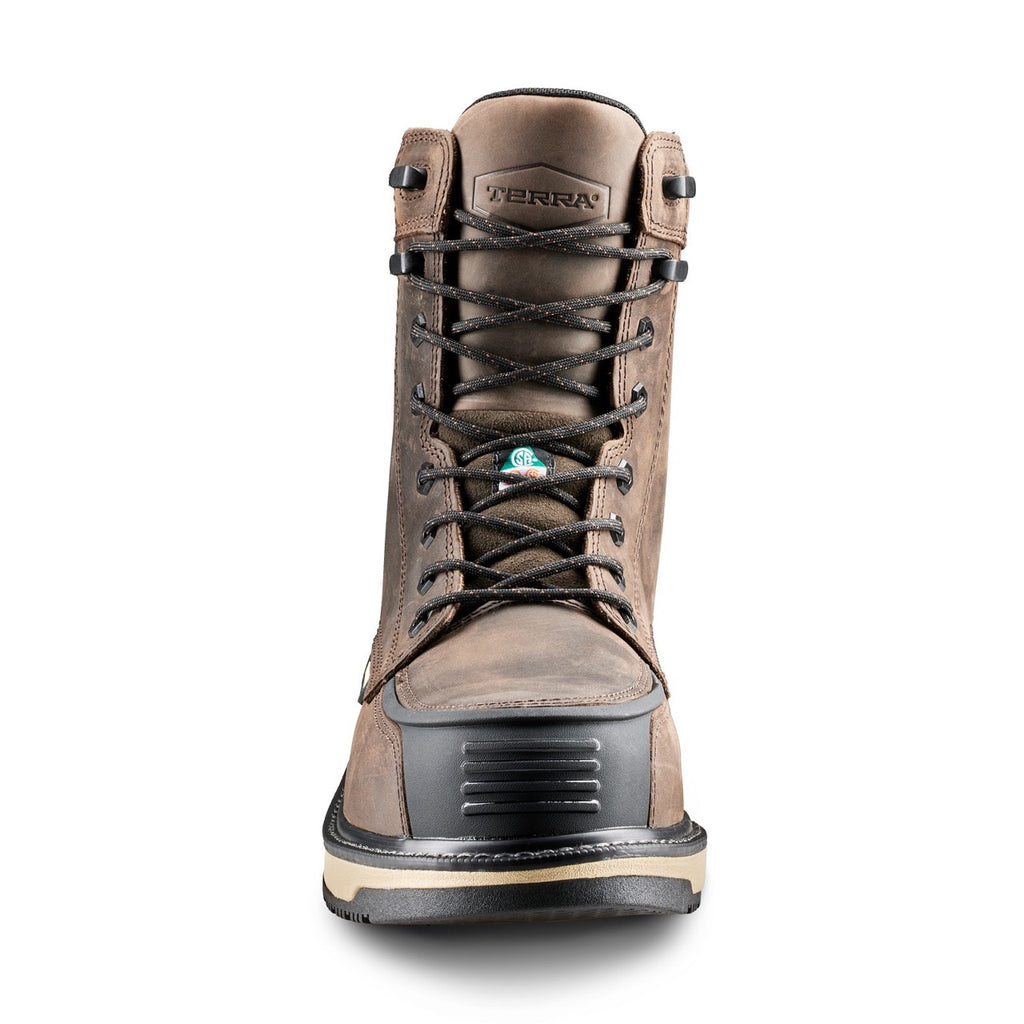 Terra Footwear 8" IRONSTONE 839FDB Brown - Safetyfoot.com