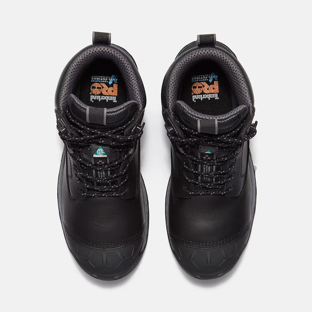 Timberland Pro BOONDOCK ULTRALIGHT 6" TB0A63GK BLACK | Composite Toe & Waterproof - Safetyfoot.com