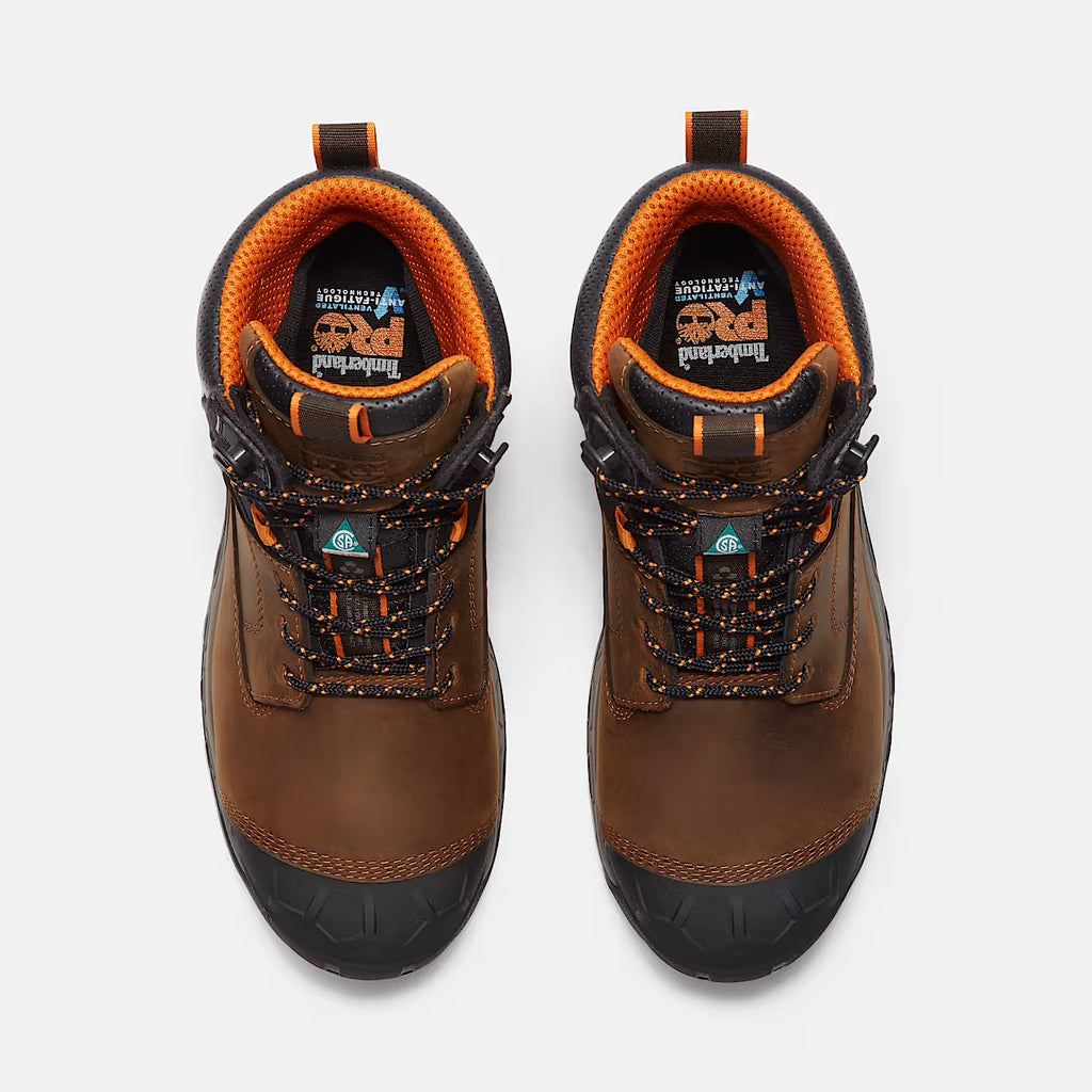 Timberland Pro BOONDOCK ULTRALIGHT 6" TB0A63GK MDBRN | Composite Toe & Waterproof - Safetyfoot.com