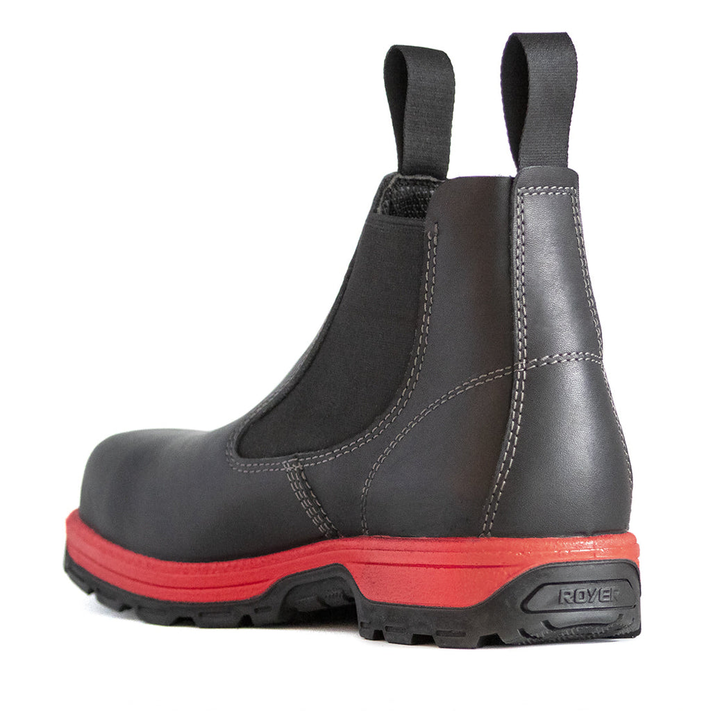 Royer 5630GTR BLACK & RED ROMEO REBOOT™ Pull-on Boots Metal free - Safetyfoot.com