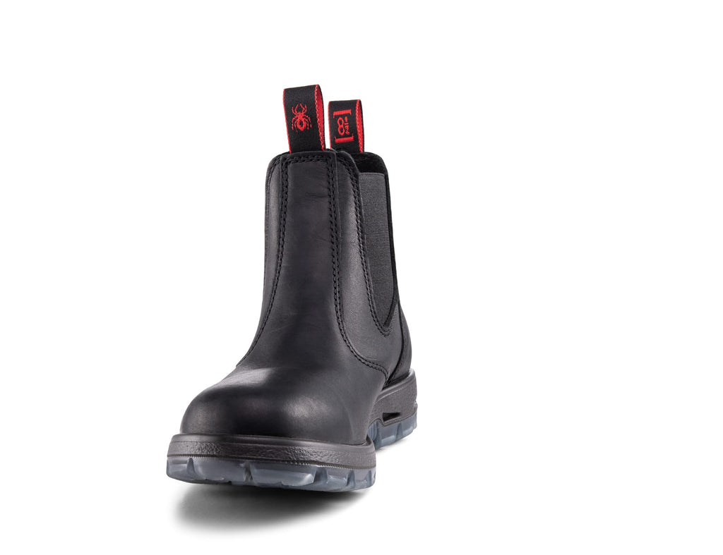 Redback BOBCAT CSA PSBBK Black Steel Toe Lenzi Kevlar Puncture Resistant midsole - Safetyfoot.com