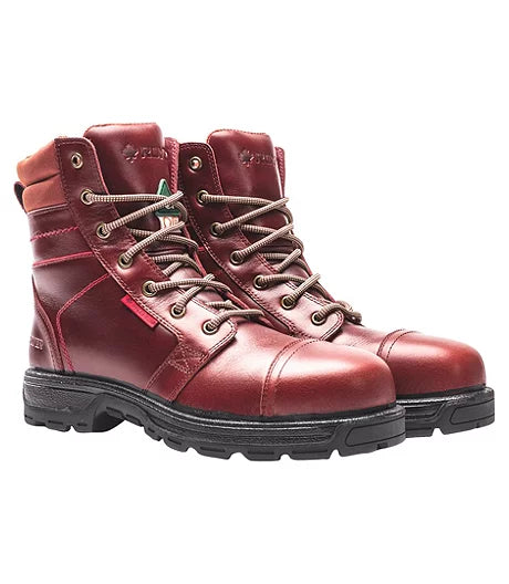Royer 4791GT Burgundy | METAL FREE Women's 8" Safety Boots - Safetyfoot.com