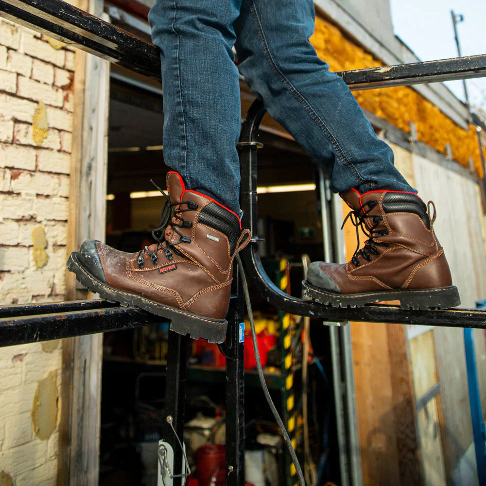 Royer 8920RT REVOLT MEGAGRIP PRO BROWN CSA Work Boots with Waterproof Membrane - Safetyfoot.com