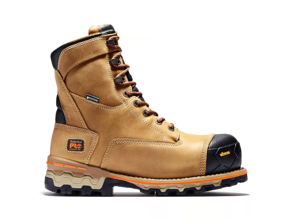 Timberland Pro 8" Boondock Wheat TB0A21B7231 Composite Waterproof Work Boots - Safetyfoot.com